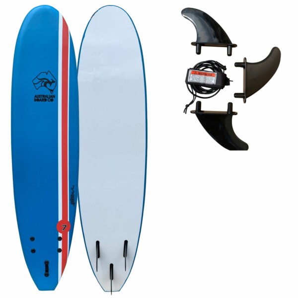 7ft Australian Board Co Pulse Soft Foamie Learner Surfboard