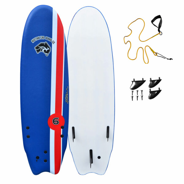 7' Australian Board Co Pulse Soft Foamie Learner Surfboard