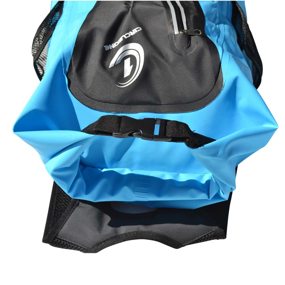 Waterproof Dry Bag 25 litre Backpack Rucksack Style - Reflective+Zip Pocket