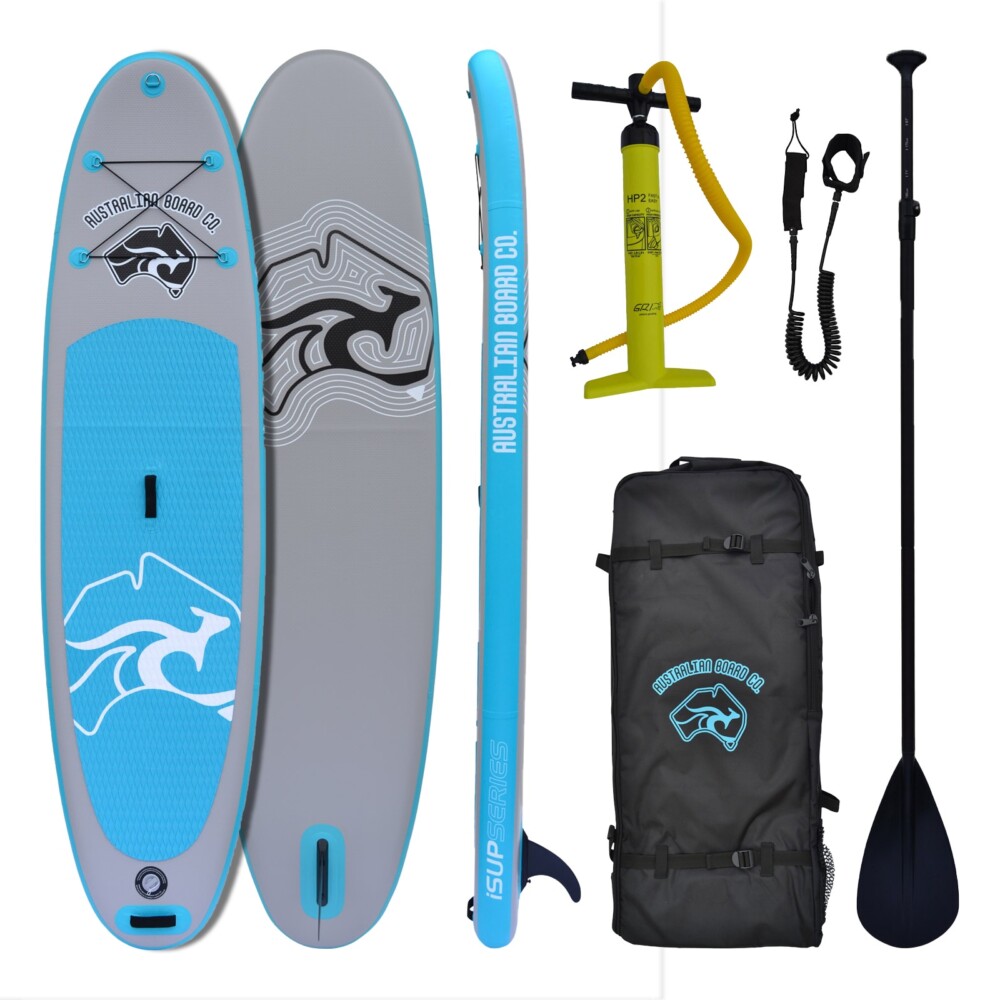 10' 6" Inflatable Stand Up Paddle (iSUP) Double-Layer Board Package by Australian Board Co