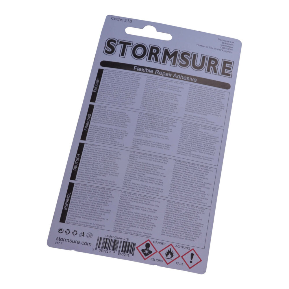 Stormsure Flexible Repair Adhesive 15g Tube - Clear