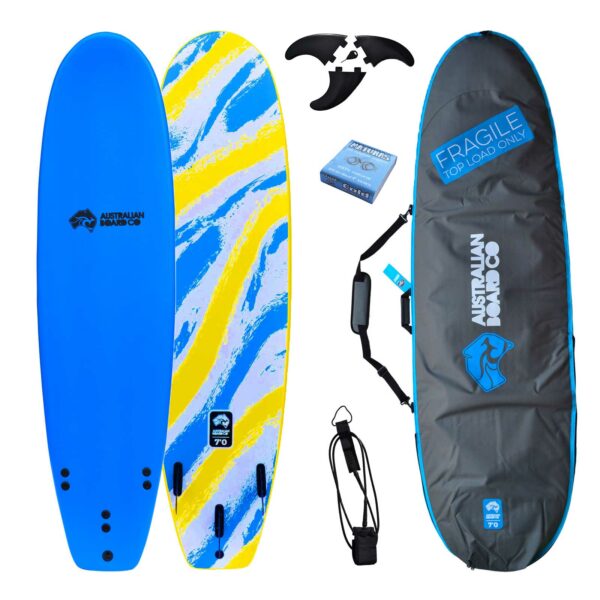 6ft Razor Surfboard Shortboard - Package Includes Bag, Fins, Wax & Leash