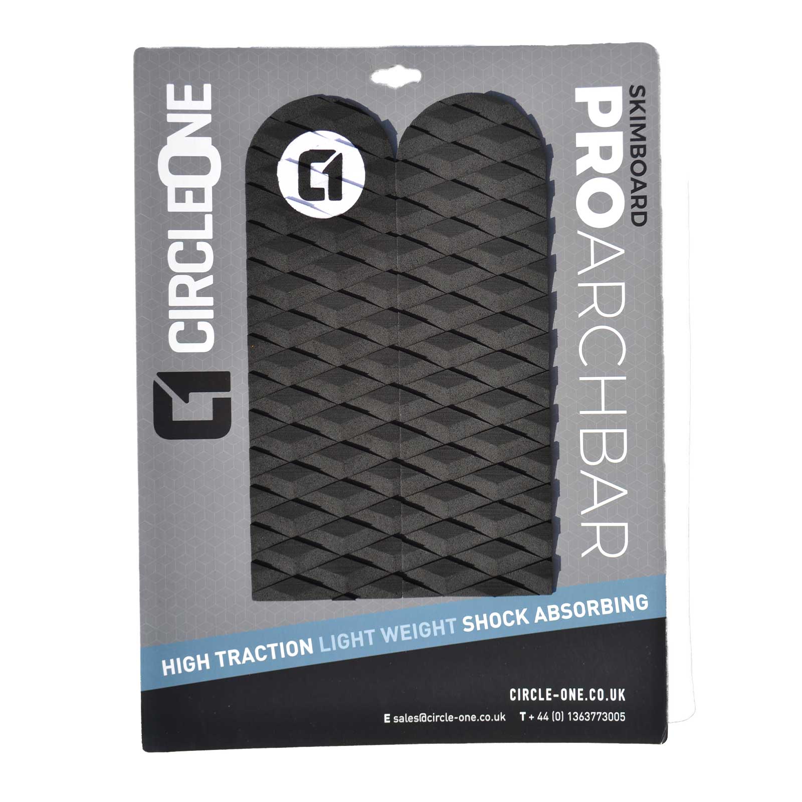 Includes Bag Circle One Carbon Fibre Skimboard Package Grip Pads & Wax 